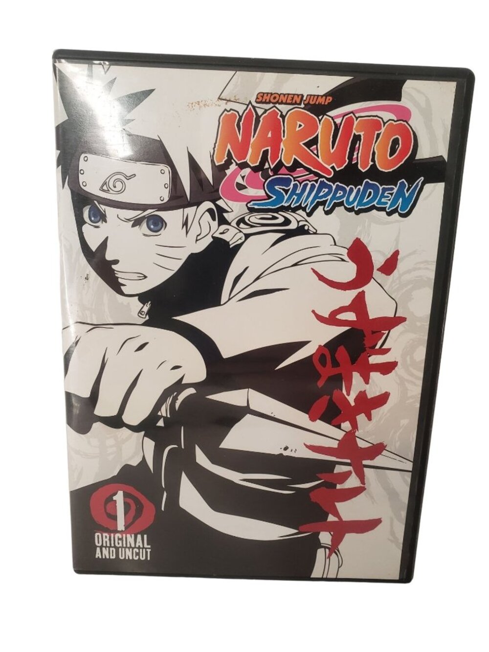 Naruto Shippuden Vol 1 DVD Shonen Jump Original Uncut Episodes 1-4 VIZ Media